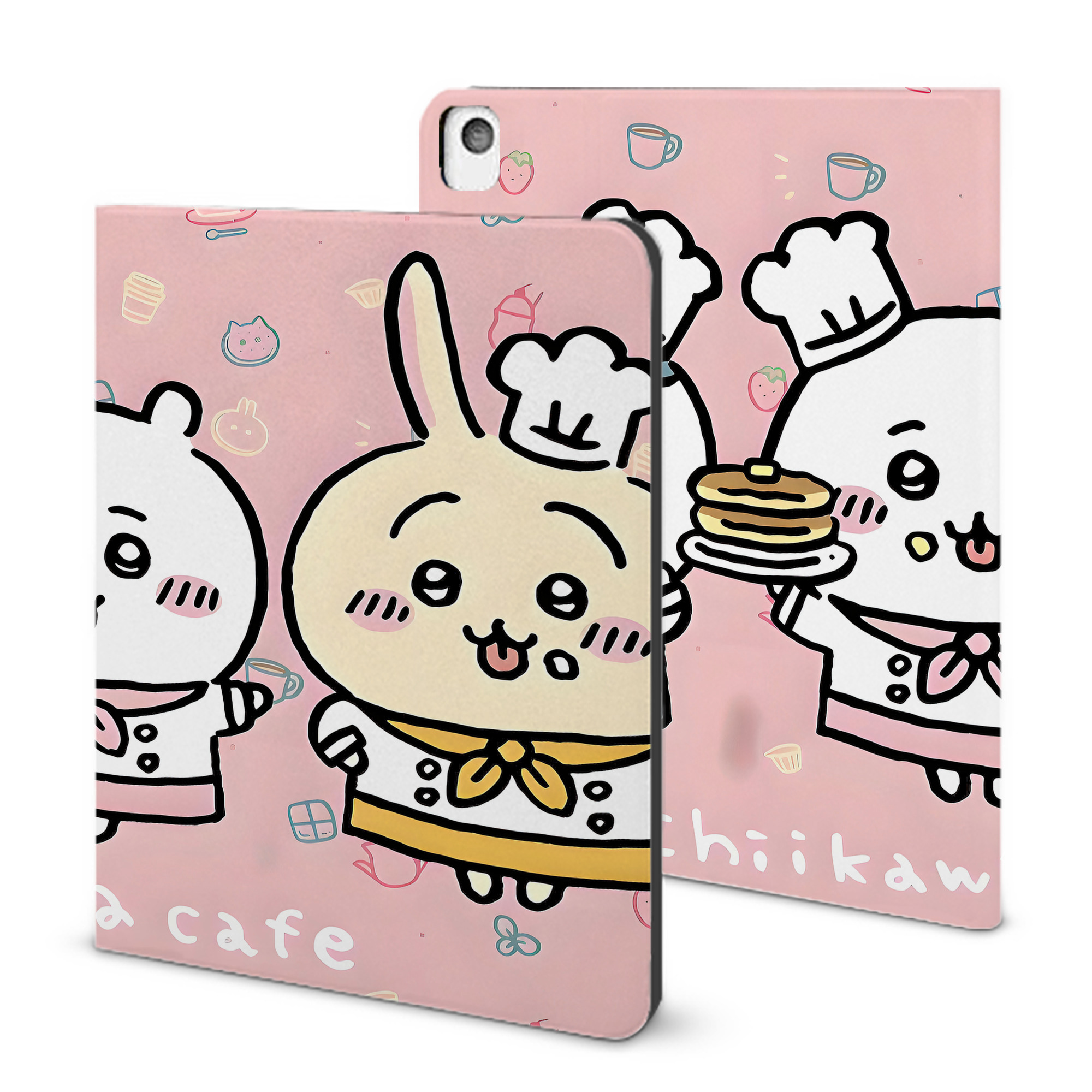 （画像用） ちいかわ Chii-kawa IPadケース ペンホルダー付き ブックスタイルデザイン